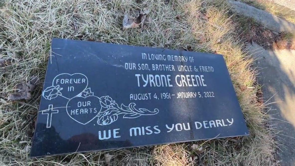 Headstone for family's late loved one found dumped on Detroit street