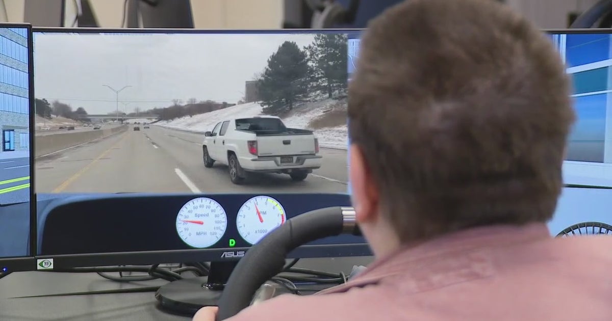 Driving Simulator Group Southfield organization's driving simulator helps train people with ...