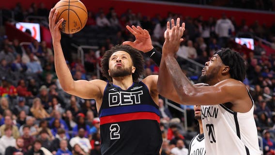 Cunningham breaks out of slump to lead Pistons past Nets 115-94