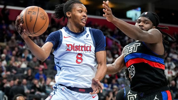 Sarr scores 19 points, makes big plays on both ends late as Wizards beat Pistons 129-125
