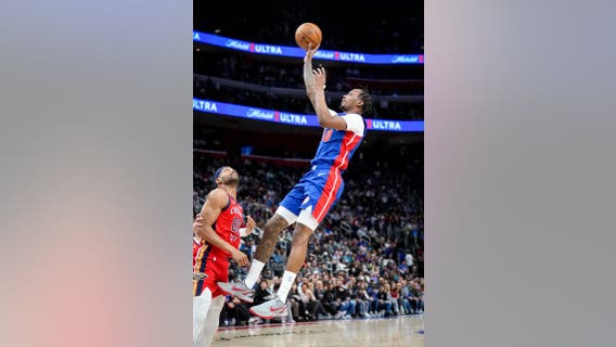 Holland has big final quarter and scores season-high 26 points to lead Pistons over Pelicans 136-130