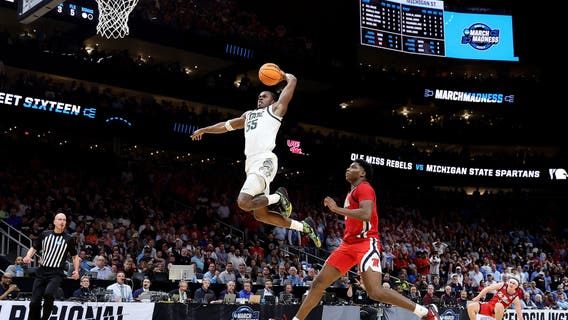 Michigan State’s 2nd-half rally sends Spartans past Ole Miss 73-70 as Izzo wins again in Sweet 16