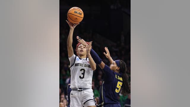 March Madness: Hannah Hidalgo scored 21 as No. 3 seed Notre Dame routs Michigan 76-55 in 2nd round