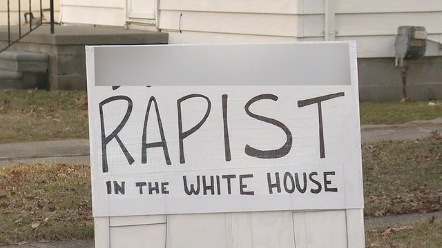 Madison Heights resident display vulgar anti-Trump signs, sparking controversy