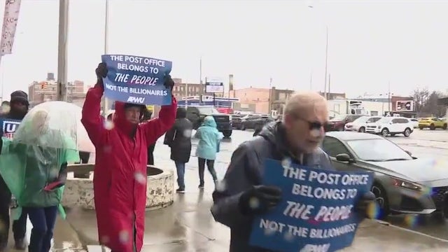 USPS workers protest against proposed changes with potential job cuts