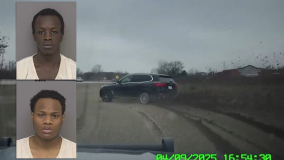 VIDEO: Teens in stolen BMW lead police on chase across 2 Michigan counties