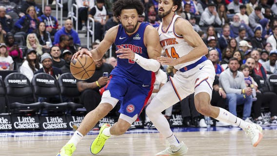 Cunningham scores 36, Pistons top Knicks 115-106 in possible preview of 1st-round playoff matchup