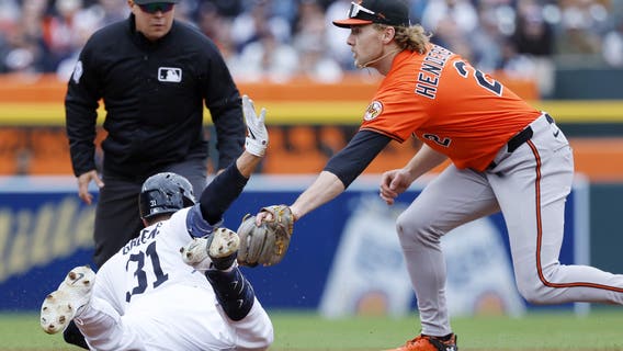 Torkelson’s 8th homer helps Tigers beat Orioles 4-3 in first game of day-night doubleheader