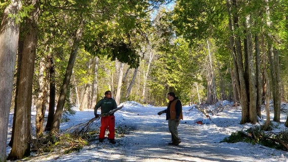 Mackinac Island expected to be ready for season after ice storm damage