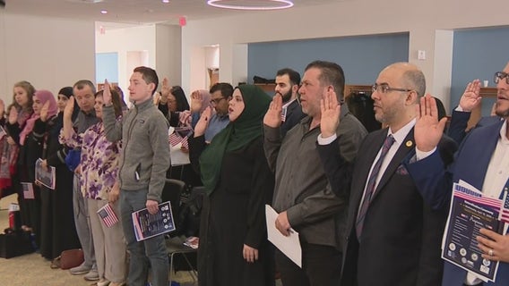 Immigrants become American citizens, starting their next chapter in the US