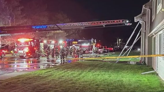 Farmington Hills fire displaces dozen families from charred apartments