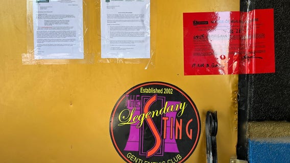 Detroit police shut down Legendary Sting strip club over minors being allowed inside