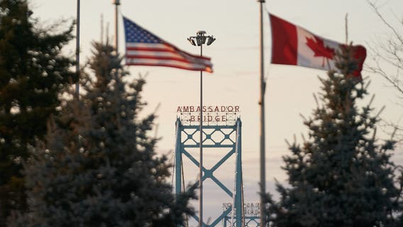 Hundreds detained at Detroit-Windsor border after wrong turn toward Ambassador Bridge