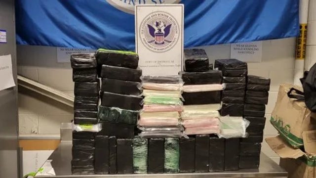 Border agents seize 339 pounds of cocaine at Detroit-Windsor border