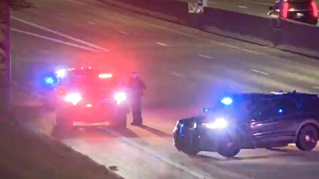 Police work to identify pedestrian hit and killed on Southfield Freeway