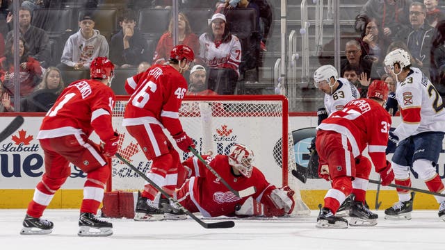 Red Wings beat slumping Panthers 2-1, keeping fading hopes alive of ending 9-year postseason drought