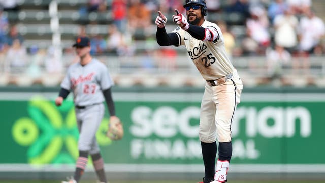 Julien homers off college teammate Mize, Twins beat Tigers 5-1 to end 3-game slide