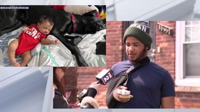 Family's service dog killed in house fire that destroyed everything they owned