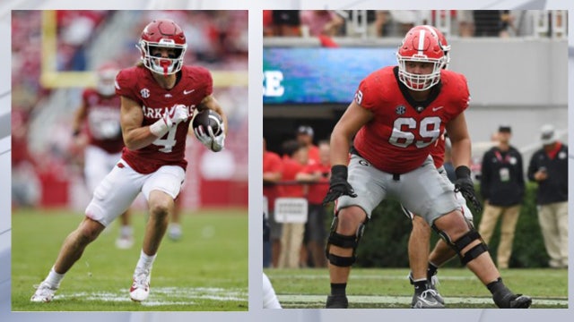 Lions trade up to draft guard Tate Ratledge in 2nd, receiver Isaac TeSlaa in 3rd