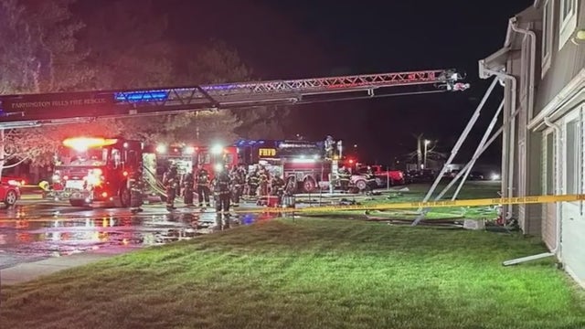Farmington Hills fire displaces dozen families from charred apartments