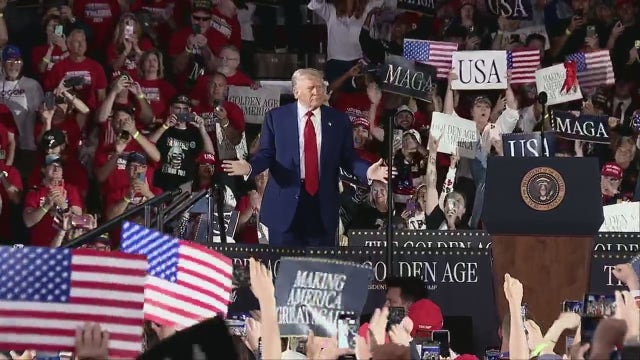 Watch live: Trump speaks in Warren to mark 100 days in office, tout Selfridge investment