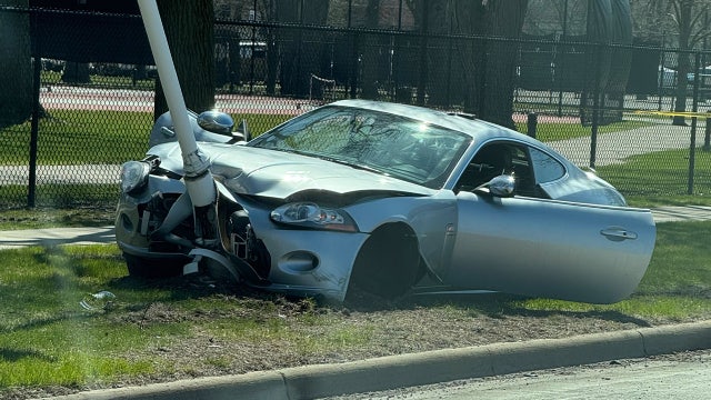 Suspect driver fled police 'just for fun' after crashing into pole in Grosse Pointe Shores