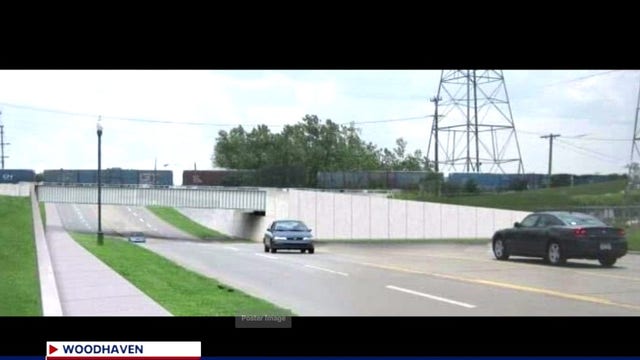 Project begins on Woodhaven train crossing solution on Allen Road