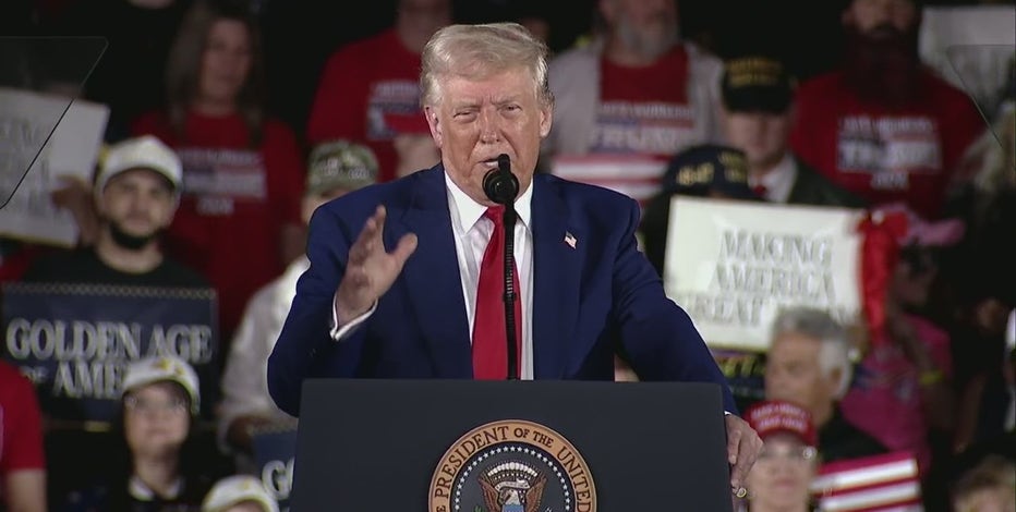 Trump in Michigan rips 'This lunatic' Rep Shri Thanedar's impeachment filing