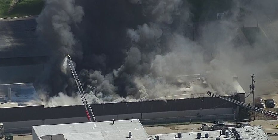Shelter-in-place lifted after massive Roseville facility fire