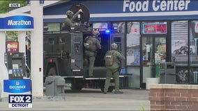 Armed suspected arrested at Allen Park gas station after standoff