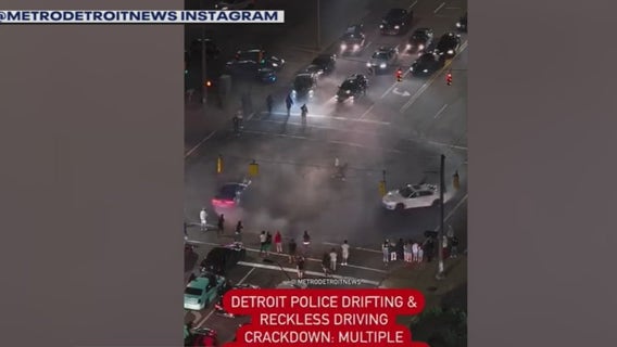 Detroit Police call drifting organized crime; massive tickets issued
