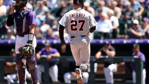 Montero, Keith lead Tigers over slumping Rockies 11-1 to sweep doubleheader