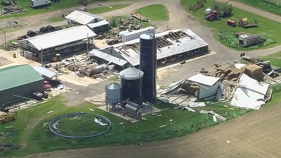 NWS: 3 confirmed tornado touchdowns in SE Michigan from overnight severe storms