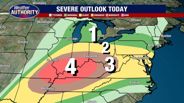 Metro Detroit weather: Another warm day ahead of the chance for some more storms