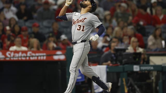 Tigers slugger Riley Greene has historic 2-homer ninth inning in 9-1 win over Angels
