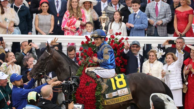 Sovereignty reigns in 151st Kentucky Derby, outdueling favorite Journalism in the slop