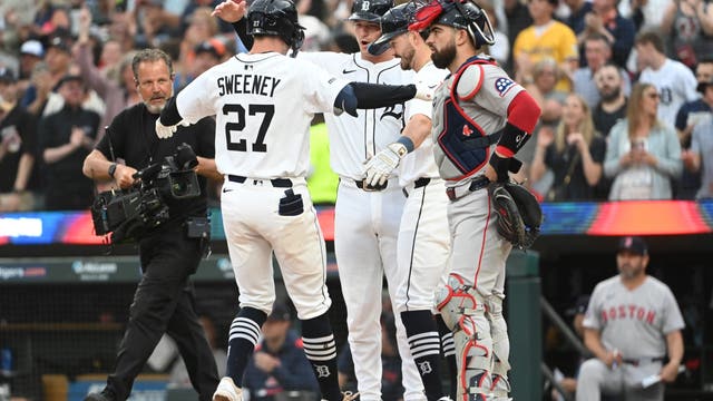 Gleyber Torres homers and drives in 3 runs as Tigers rout Red Sox 14-2