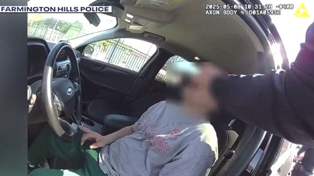 Police video shows officer save passed out driver with Narcan in Farmington Hills