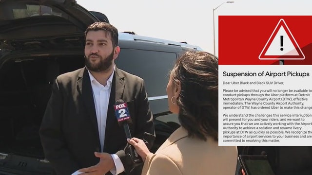 Metro Airport bans Uber Black drivers amid dispute between DTW and rideshare company