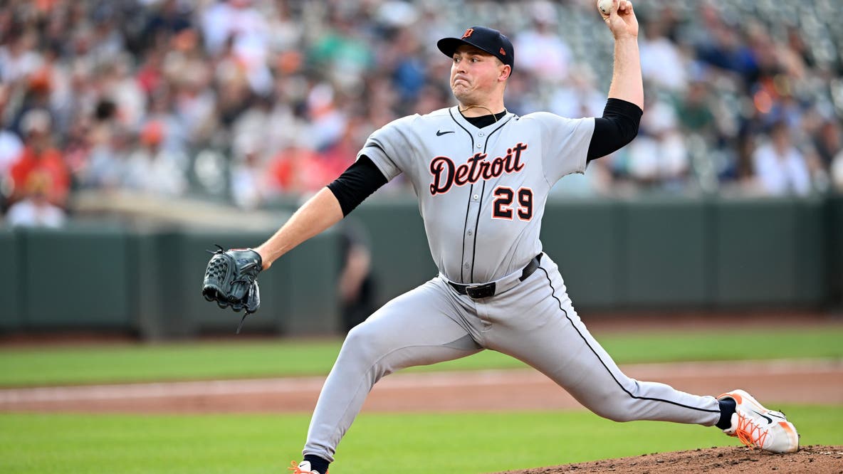 Skubal throws 7 shutout innings, Meadows homers as Tigers beat Orioles 4-1