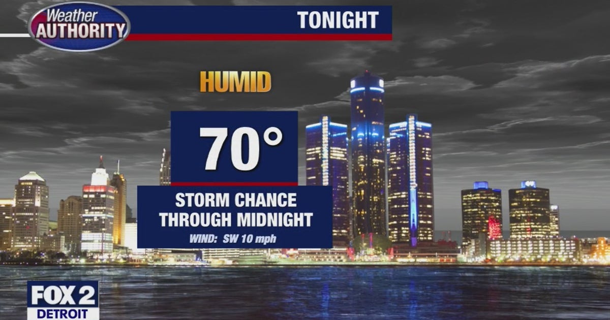 Humid with a storm chance overnight Monday into Tuesday morning | FOX 2 ...