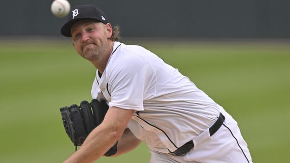 Dietrich Enns throws 5 scoreless innings in return to majors as Tigers beat A’s 8-0