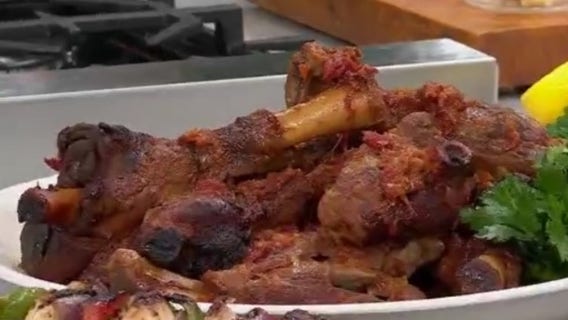 Recipe: Greek style beef braised lamb shank