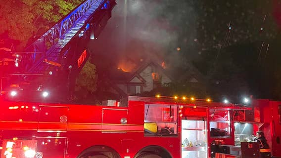 Lightning strike causes house fire in Farmington Hills