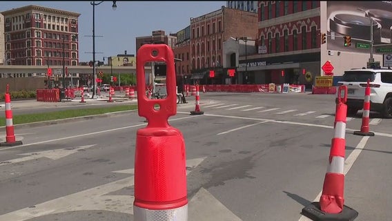 10 road construction projects in downtown Detroit set to last until 2026