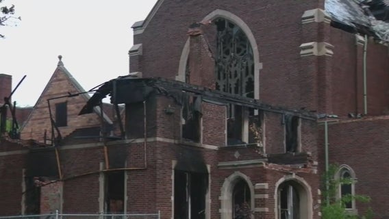 Detroit's historic St. Agnes Catholic Church damaged in fire