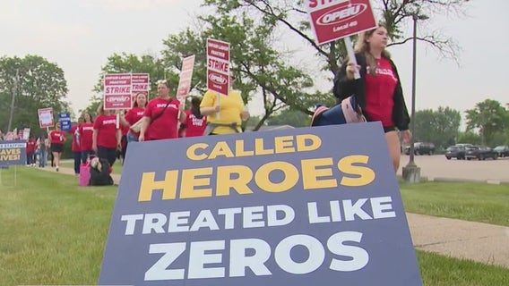 'Called heroes, treated like zeros' Hundreds of Henry Ford Rochester nurses go on strike