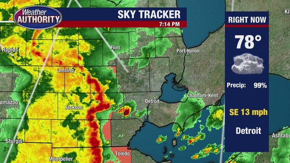 Michigan severe weather: Live updates as strong storms arrive in Metro Detroit