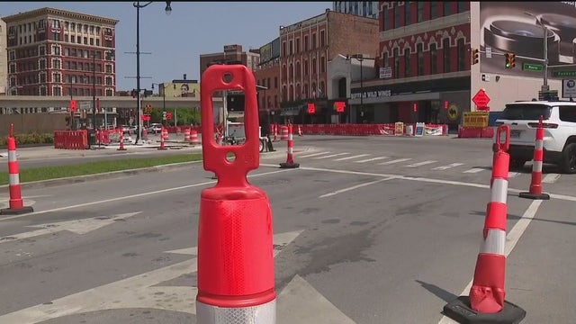 10 road construction projects in downtown Detroit set to last until 2026