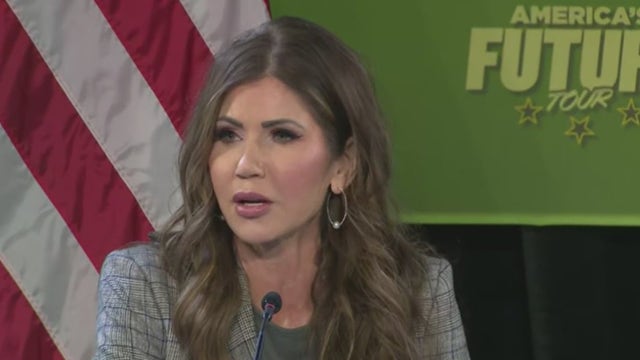 Homeland Security Director Kristi Noem talks northern border at town hall